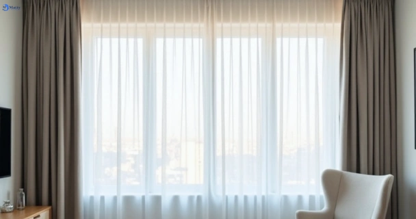 Freshly steam cleaned curtains in lewisham-nsw QLD